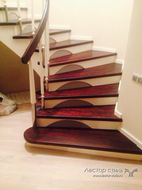 гнутый косоур , гнутый поручень